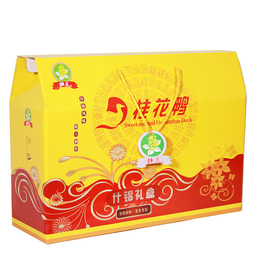桂花鸭什锦礼盒南京特产盐水鸭1260g鸭珍小趣袋装组合鸭肫鸭脖翅 - 图3