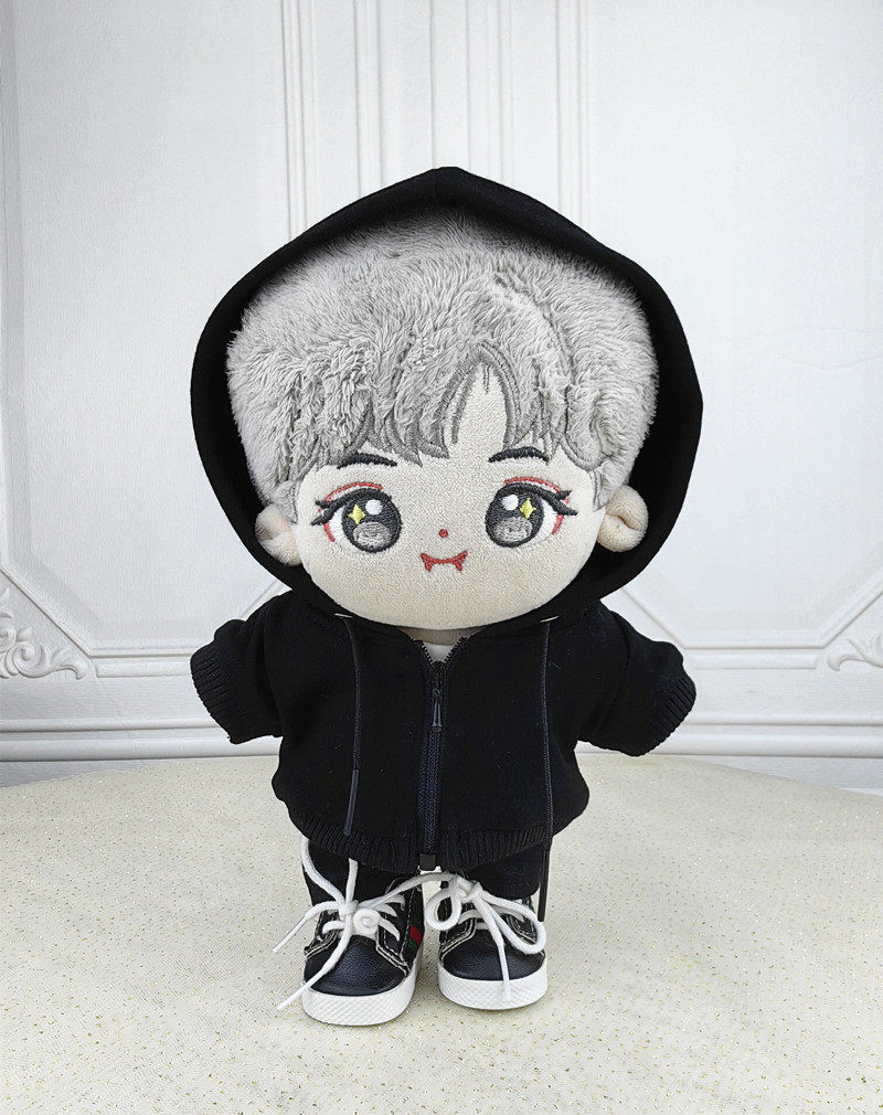 可定制娃衣10cm15cm20cm拉链连帽卫衣外套运动服套装棉花娃娃公仔,淘宝优惠券,粉丝福利购,淘宝优惠卷