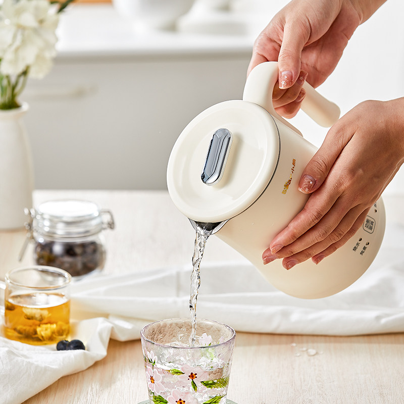 小熊电便携式旅行保温一体烧水杯 小熊电器电热水壶