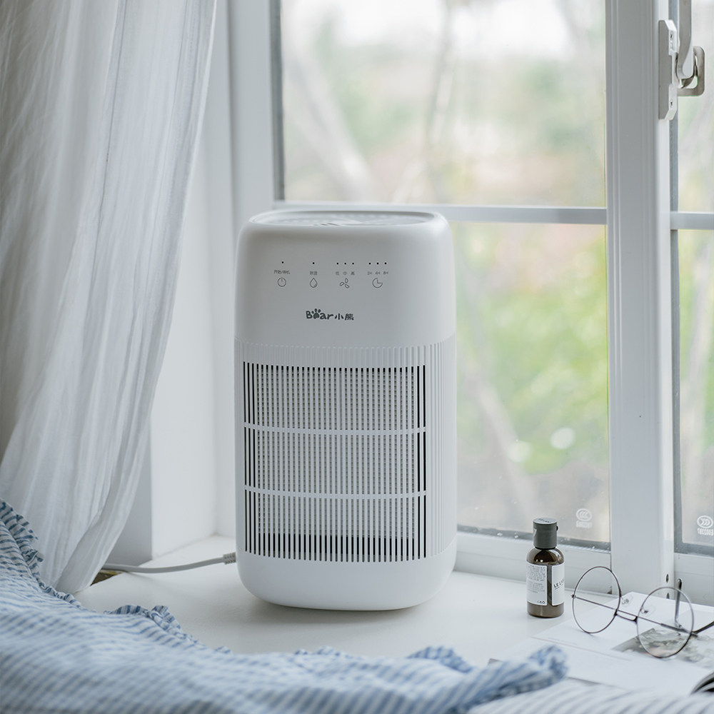 小熊家用卧室小型除潮干燥吸湿器 小熊电器抽湿器/除湿器