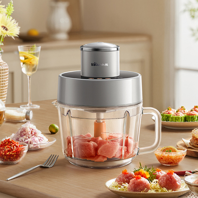 小熊绞肉机家用电动小型全自动多功能肉馅粗细料理机官方旗舰正品