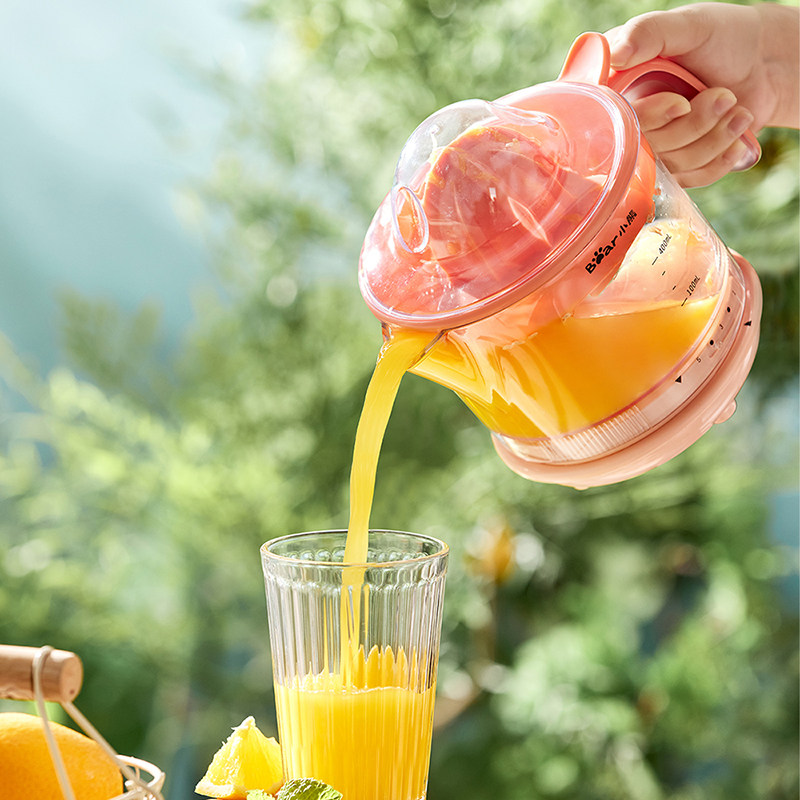 小熊家用渣汁分离器迷你电动原汁机 小熊电器榨汁机