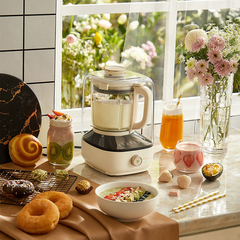 小熊低音破壁机家用全自动豆浆机 小熊电器破壁机