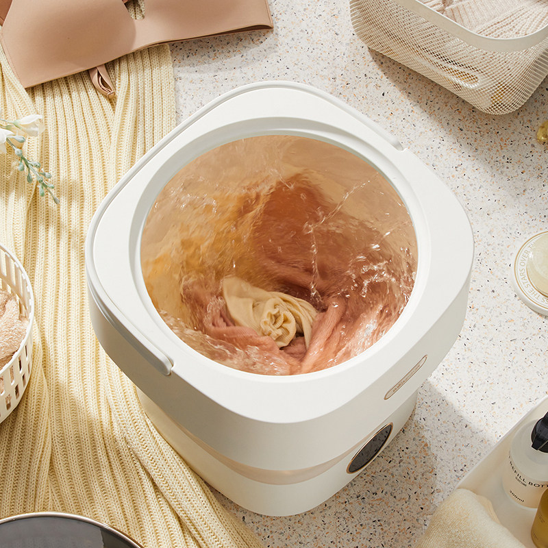 小熊折叠婴儿内裤内衣便携洗衣机 小熊电器洗衣机