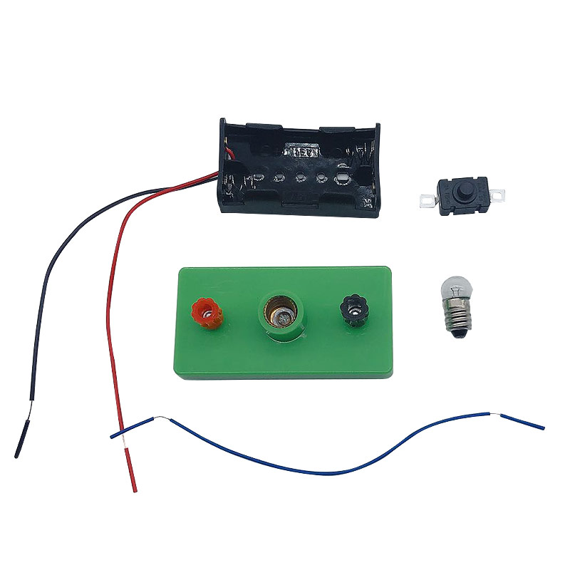 科技小制作儿童物理科学实验串联电路器材 手工自制DIY灯泡亮了 - 图3