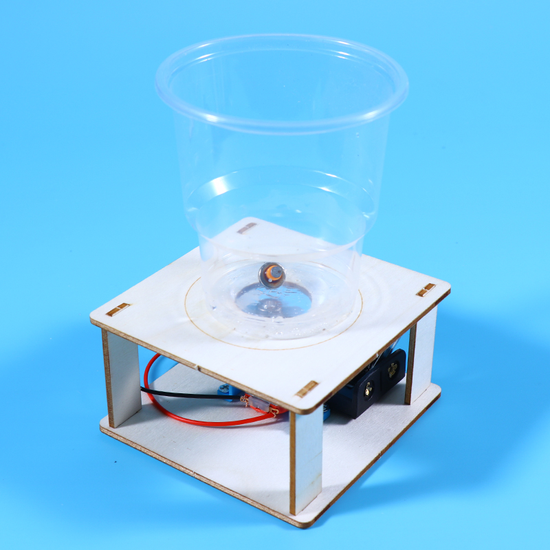 电动旋涡科技制作模型小发明学生手工科学实验水龙卷风形成材料包-图3