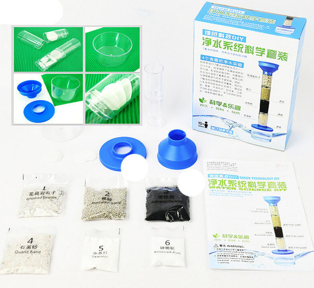 Technology small production diy water purification invention sewage purification