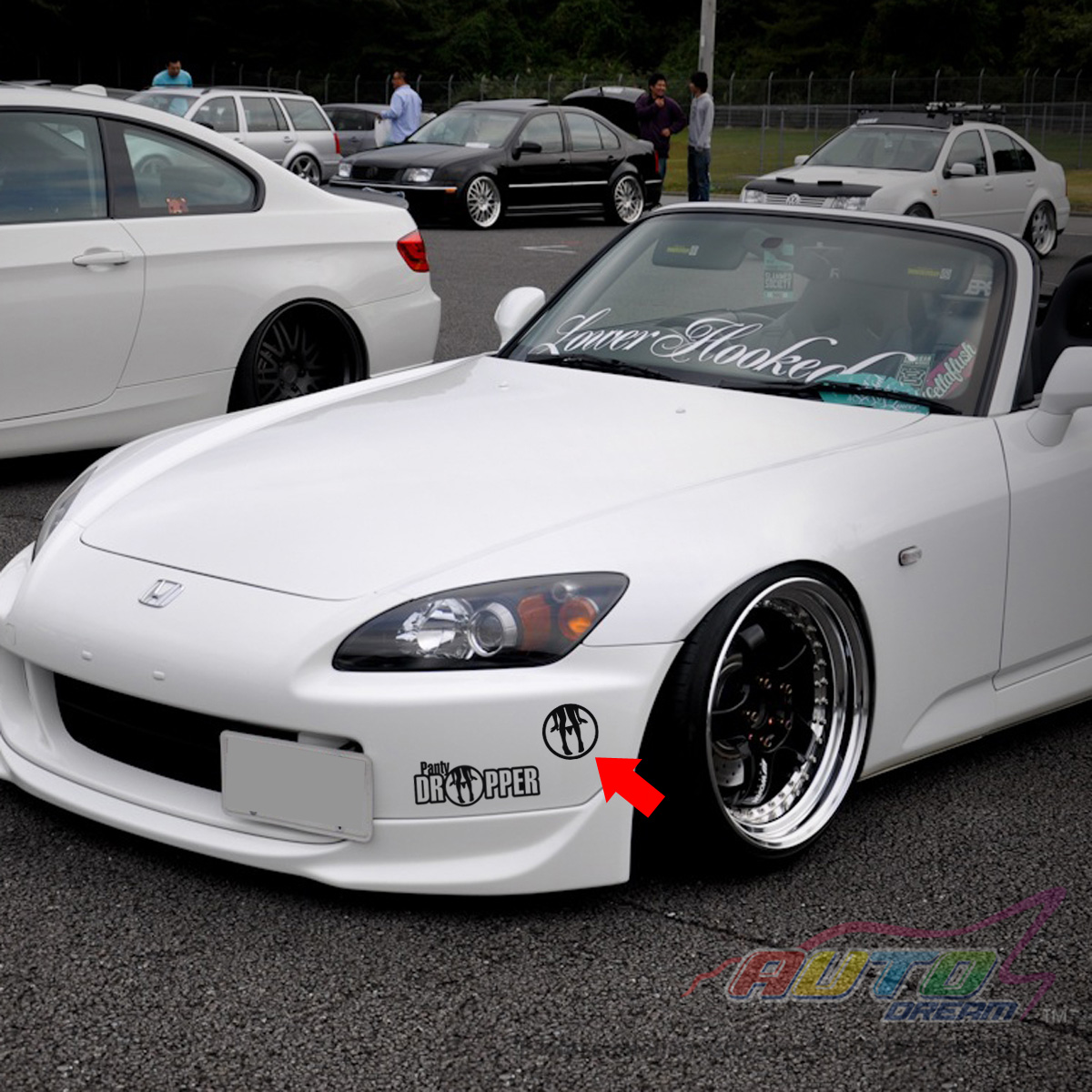Panty Dropper sticker decal个性搞笑趣味JDM车贴纸车贴花车拉花 - 图3