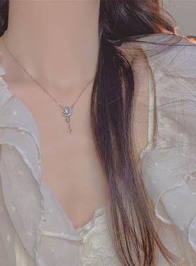 【星河晚宴】项链时尚轻奢高级感网红情人节圣诞礼超仙超亮锁骨链