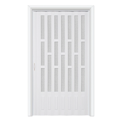 ПВХ -складная дверь Открытый газ настраиваемая точка с прекращенной комнатой для крытого балкона простая временная дверь открытая кухонная дверь