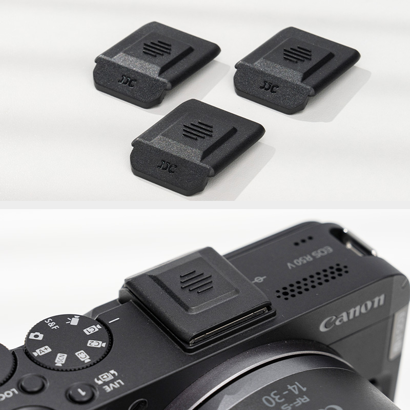 JJC 适用佳能R50热靴盖R63 R50V R10 R52 R5II R8 R6II R7 R5C R3触点保护盖子全覆盖PowerShot V1相机配件 - 图2