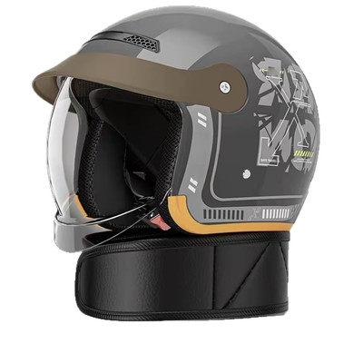 3C认证电动电瓶车头盔男女士夏季防晒透气安全帽骑行盔四季半盔