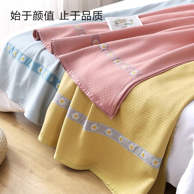 纯棉春秋被儿童全棉幼儿园午睡盖毯学生宿舍四季薄被子成人夏凉被