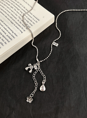 轻奢ins嘻哈项链女吊坠