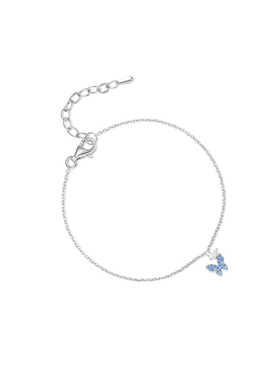 轻奢时尚蓝色蝴蝶手链