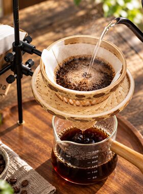 复古手冲咖啡漏斗套装茶具配件