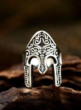 斯巴达300勇士戒指钛钢材质男生