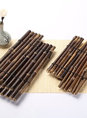 竹筏餐具创意餐具意境菜餐具会所餐具分子菜餐具私房菜竹栅栏装饰