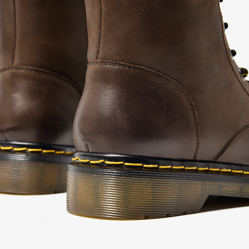 beautoday旗舰店BeauToday春秋季新款马丁靴女英伦风靴子女长靴中筒真皮粗跟2