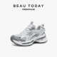 BeauToday thick-soled dad shoes running shoes