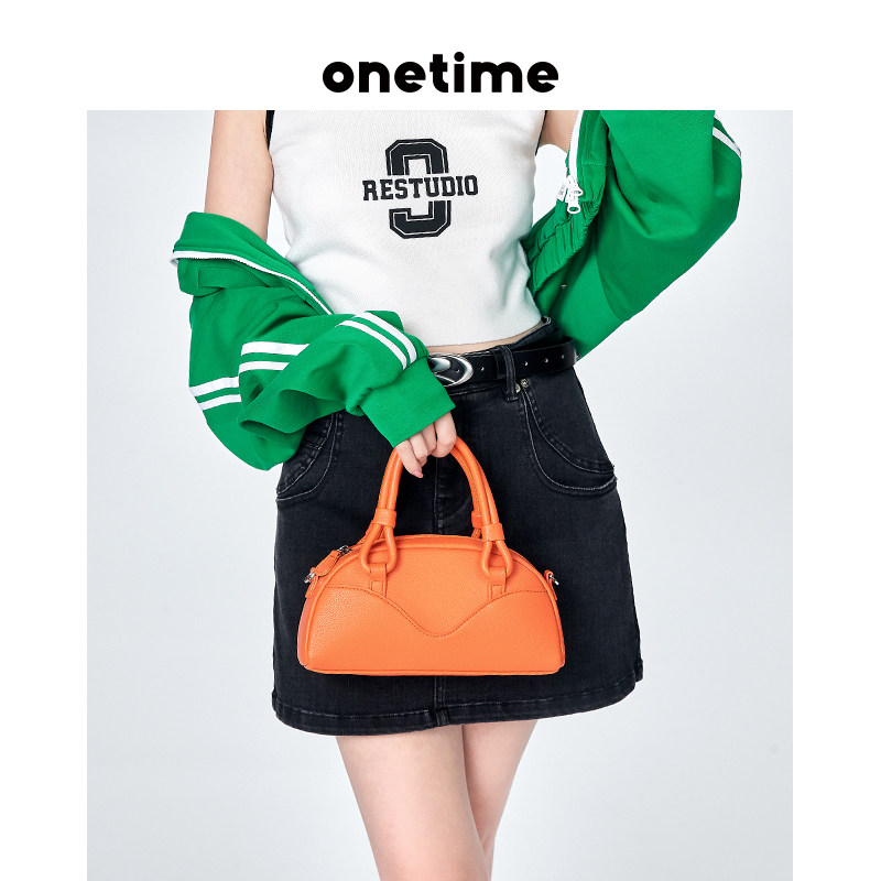 onetime 2023新款女小众拼接贝壳包 onetime女士包袋