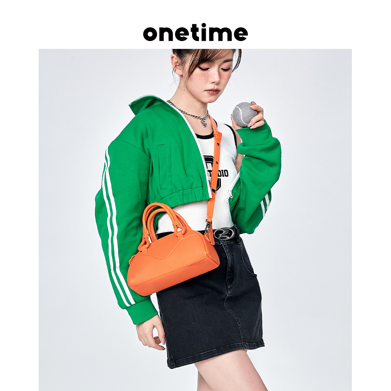 onetime 2023新款女小众拼接贝壳包 onetime女士包袋