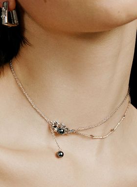 碎克拉珍珠垂坠项链2026新款