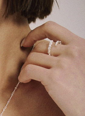 QuriouStone 26春夏新款 亚马逊 蛇骨戒指高级感百搭戒环女M星店