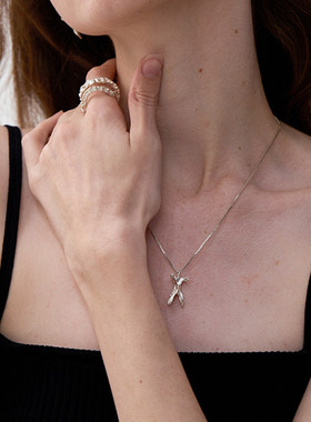 QuriouStone 26春夏新款许愿骨x骨银项链高级感百搭锁骨链女M星店