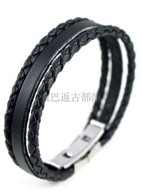 百搭时尚风黑色饰品手绳