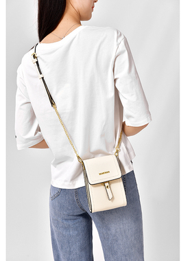 凡思曼新款女包迷你链条小包时尚百搭手机包竖款小方包单肩斜挎包