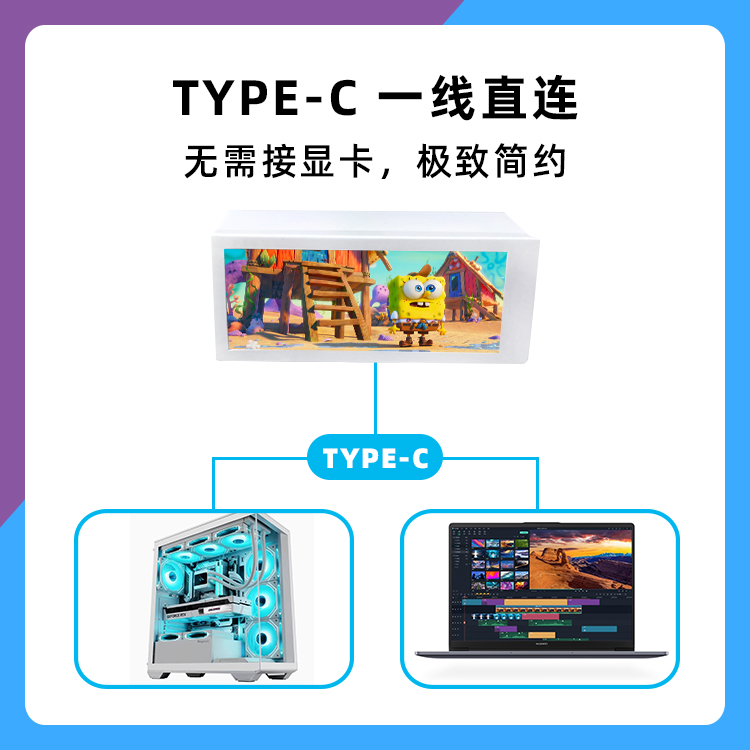Viindex computer secondary screen docking station