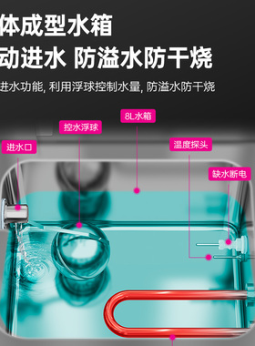 乐创发酵箱商用醒发箱全自动恒温烘焙面包蒸笼馒头包子酸奶发面机