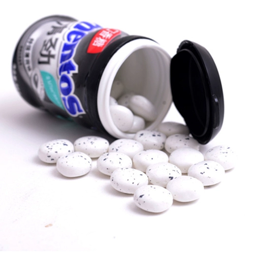 Mantos Qingjin без сахара жевательной резинки 56 г*3 бутылки Свежий тон очень сильный мятный повседневной конфеты оптом l