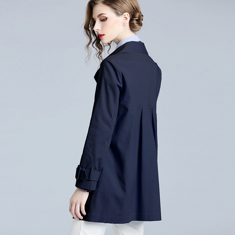 香衣丽橱2020秋季新款女装修身风衣 香衣丽橱短外套