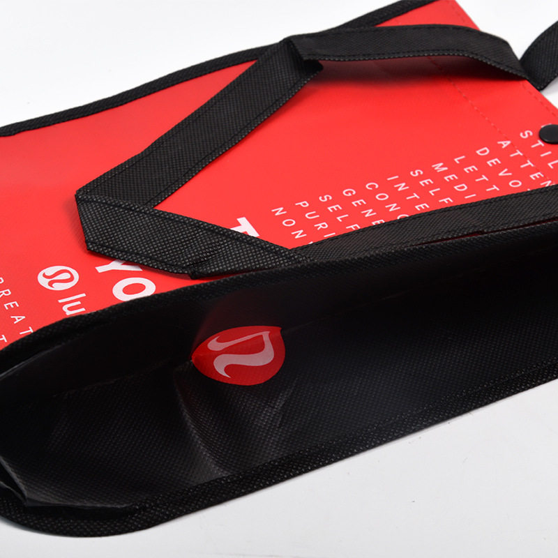 五个lululemon购物袋小号时尚妈咪袋欧美风格无纺布手提袋帆布袋,淘宝优惠券,粉丝福利购,淘宝优惠卷