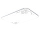 Modern simple ceiling light led remote control room restaurant
