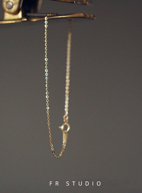 14k包金光版极细手链女精致百搭