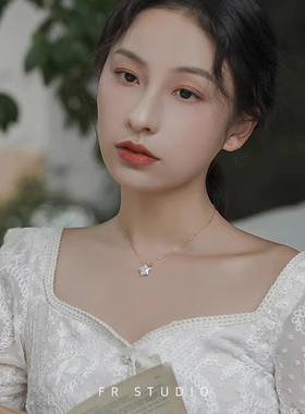 轻奢高级异形珍珠星星项链