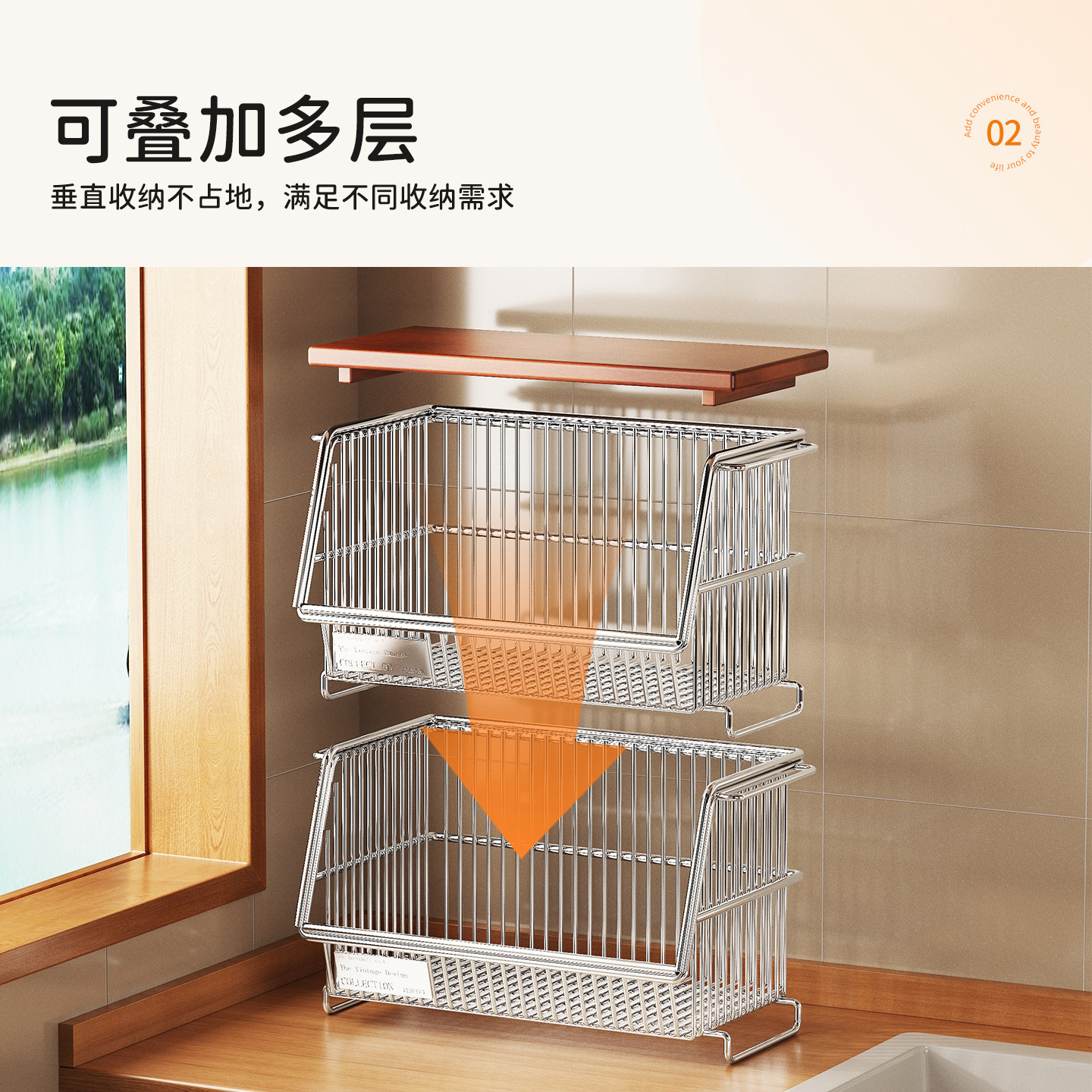 中古风桌面杯子置物架家用多功能收纳架双层大容量台面茶水饮料架,淘宝优惠券,粉丝福利购,淘宝优惠卷