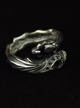 进口男女925纯银镶钻流星戒指