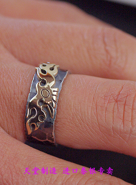 泰国图腾纯银戒指
