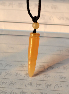 西藏老羊角吊坠养生情侣