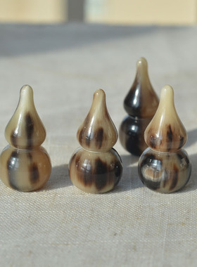 特色西藏牦牛角葫芦吊坠保健养生