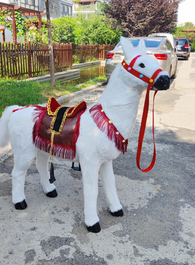 仿真马模型摆件风水摆件大号落地