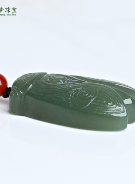 知了挂件一鸣惊人男女款玉饰品