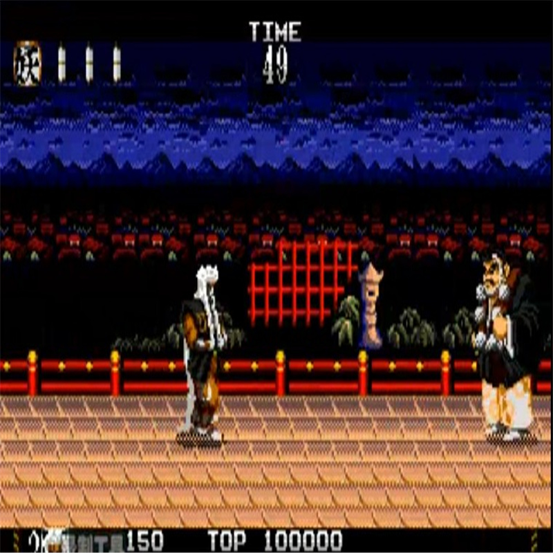 16位MD黑卡SEGA世嘉游戏卡魔王连狮子双人闯关街机移植 - 图1