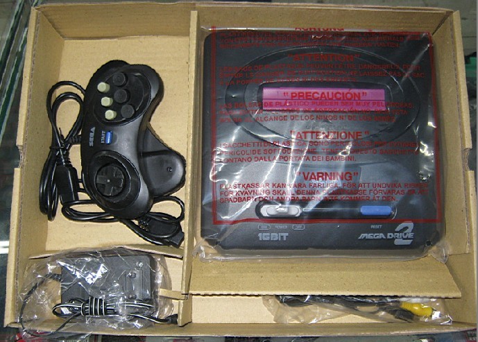 世嘉机MD16位世加2代电玩电视游戏机幽游白书街霸格斗四人组战斧 - 图1