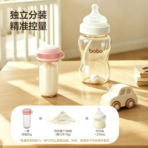 安雅一餐一管奶粉分装盒食品级pp铂金硅胶便携神器外带试管密封 - 图0