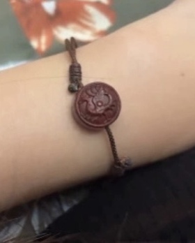 印度小叶紫檀朱雀手链五行补火手串红木缺火配饰男女通用